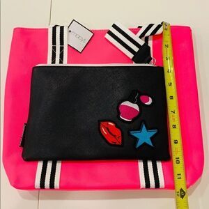 Pink Tote with make-up bag made for Macy’s.